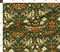 Various Fabrics by the Yard or Fat Quarter Jumbo Floral Green Leaves Orange Lily Flowers Birds Custom Printed Fabric by Spoonflower